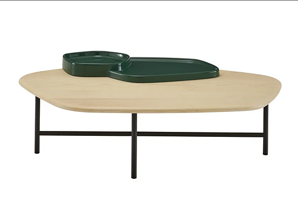 Coffee table with tray ash wood LIGNE ROSET LEWA 19960410 factory LIGNE ROSET from Italy. Foto №1