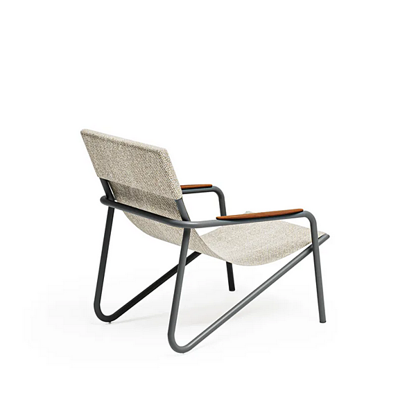 Aluminium deck chair with armrests Atmosphera Zante factory ATMOSPHERA from Italy. Foto №12