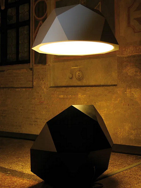 Aluminium pendant lamp Fabbian Crio factory Fabbian from Italy. Foto №4