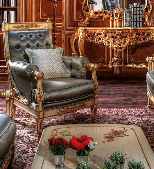 Armchair ASNAGHI INTERIORS IT1501 New classic collection