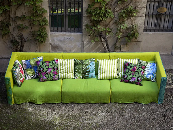 Modular sectional sofa fabric ERBA ITALIA Something factory ERBA ITALIA from Italy. Foto №8