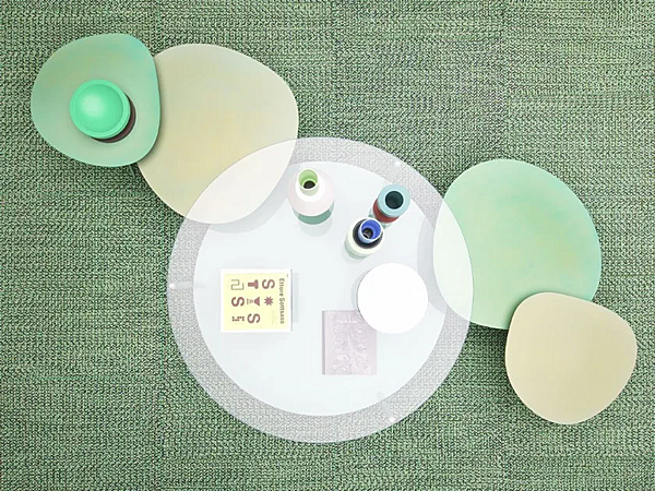 Wooden Coffee Table Harvey PAOLA LENTI Contemporary Style Round Square factory PAOLA LENTI from Italy. Foto №1