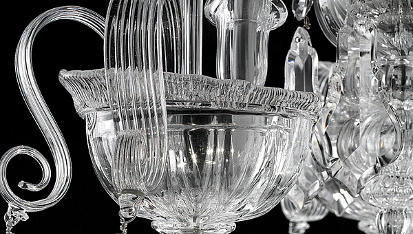 Chandelier Barovier&Toso Riyadh 5349/12 factory Barovier&Toso from Italy. Foto №6