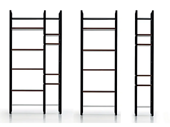 Open Iron Bookcase Link Metal by CORTEZARI 261, 262