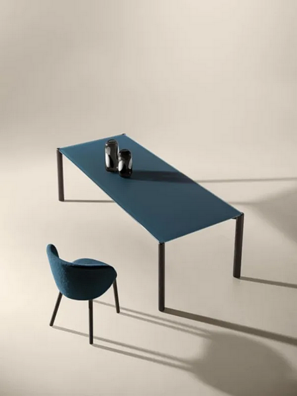 Rectangular glass table Correr Slim LAGO factory LAGO from Italy. Foto №3