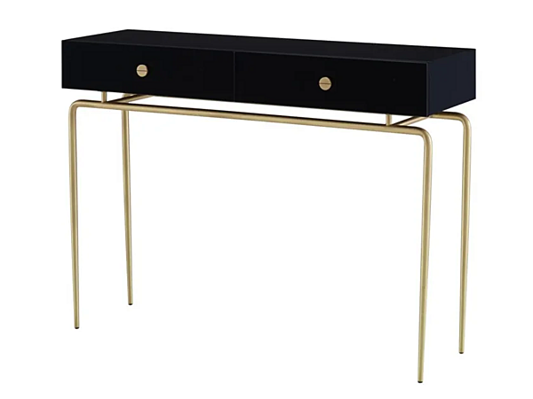 Rectangular console table with drawers in steel and wood LIGNE ROSET Debourgeoisee 19980395 factory LIGNE ROSET from Italy. Foto №1