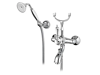 Wall Mounted 3 Hole Steel Bathtub Set Boston Gaia Mobili factory GAIA from Italy