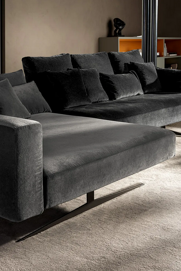 Modular Sofa with Chaise Longue Air 0949 LAGO factory LAGO from Italy. Foto №3