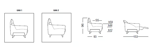 Corner Leather Recliner Sofa with Electric Motion Egoitaliano Gaia factory Egoitaliano from Italy. Foto №5