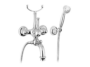 Wall Mounted External Steel Bathtub Set Aston Gaia Mobili factory GAIA from Italy