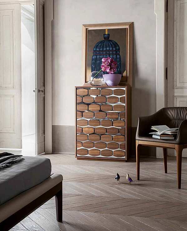 Chest of drawers TONIN CASA HONEY NIGHT - 6118 factory TONIN CASA from Italy. Foto №2