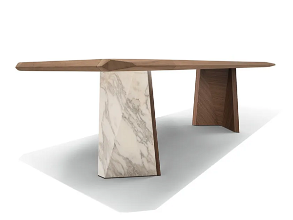 Rectangular marble table Amadeus GIORGETTI 73120, 73121, 73125 factory GIORGETTI from Italy. Foto №3