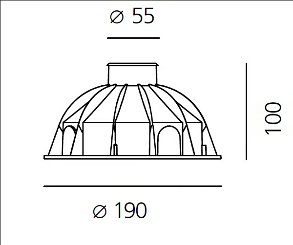 LED Walkover Light Aluminium Steplight Artemide Ego factory Artemide from Italy. Foto №9