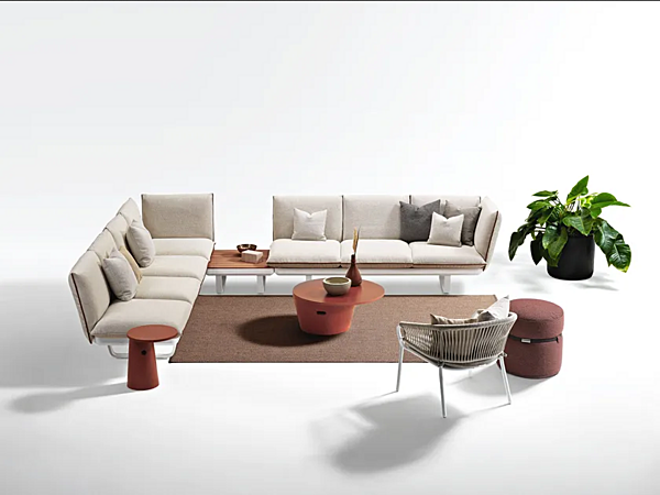 3-seater modular garden sofa Venice Atmosphera factory ATMOSPHERA from Italy. Foto №4