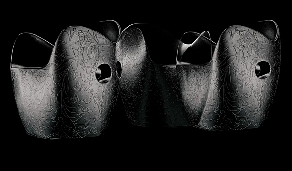 Polyethylene Easy Chair with Armrests Moroso O Nest factory Moroso from Italy. Foto №9