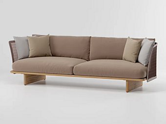 Garden Sofa with Mesh Fabric KETTAL Mesh Collection