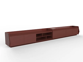 Wooden low sideboard Gallotti&Radice Gastone Wooden low sideboard Gallotti&Radice Gastone factory Gallotti & Radice from Italy