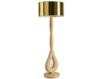 Floor lamp Harmony A.R. Arredamenti metal glass L.340 + P.350