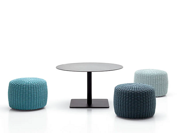 Height Adjustable Round Coffee Table Giro PAOLA LENTI factory PAOLA LENTI from Italy. Foto №1