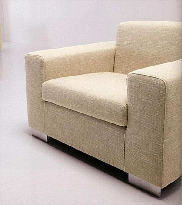 Armchair DELLA ROVERE Twister factory DELLA ROVERE from Italy. Foto №1