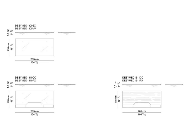 L shaped glass executive desk with drawers I 4 Mariani Symetria factory i 4 Mariani from Italy. Foto №10