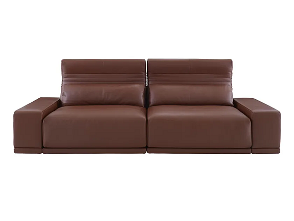 Two-seater leather sofa with headrest LIGNE ROSET Grand Angle factory LIGNE ROSET from Italy. Foto №2