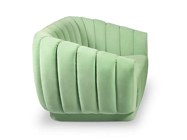 Velvet armchair with armrests BRABBU Oreas factory BRABBU from Italy. Foto №3