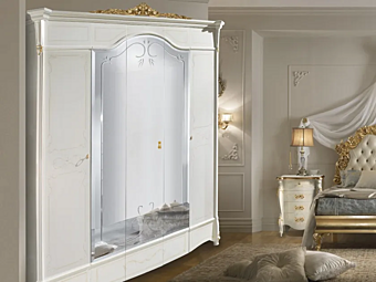 Mirrored wooden wardrobe CASA +39 ROSSINI 2514, 2515