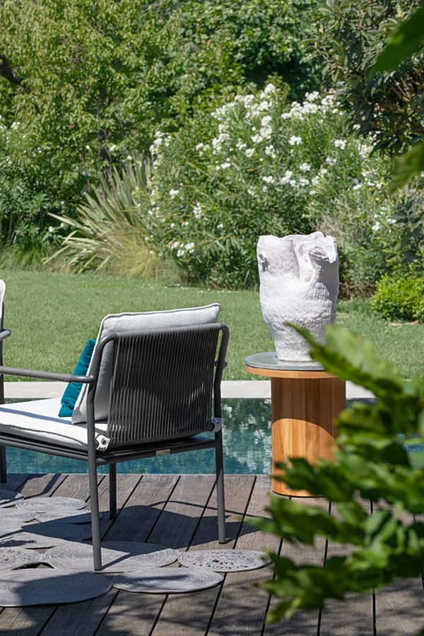 Aluminium garden chair with armrests Atmosphera Air factory ATMOSPHERA from Italy. Foto №10