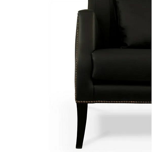 Two-Seater Leather Sofa Dukono BRABBU factory BRABBU from Italy. Foto №7