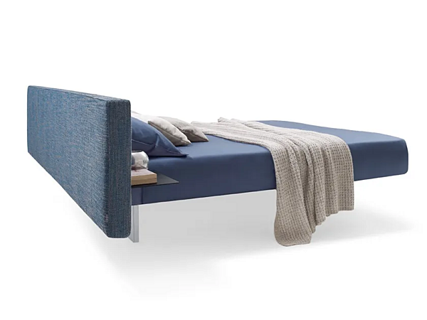Double bed with upholstered headboard fabric Duomo Design Plane Long factory Duomo Design from Italy. Foto №3