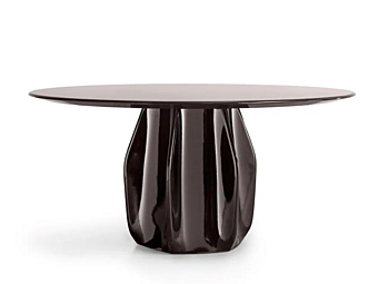 Round dining table in wood Asterias Molteni & C Round dining table in wood Asterias Molteni & C factory Molteni & C.(+VITRA) from Italy