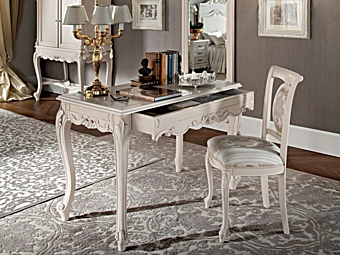 Solid Wood Secretary Desk Modenese Luxury Interiors 12305 factory MODENESE GASTONE from Italy