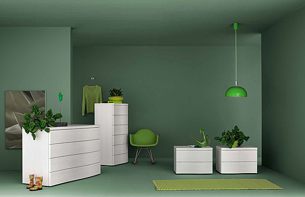 Bedside table santalucia mobili CMD 804R factory SANTALUCIA MOBILI from Italy. Foto №1