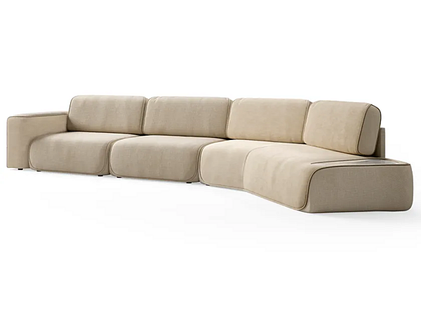 3-seater sectional fabric sofa Starlight CPRN HOMOOD ST736 + ST733, ST736+ST734 factory CPRN HOMOOD from Italy. Foto №2