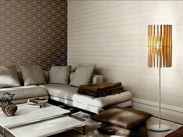 Wooden floor lamp Fabbian Stick Collection factory Fabbian from Italy. Foto №2
