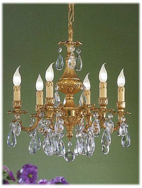 Chandelier FBAI 4501/6 factory FBAI from Italy. Foto №1