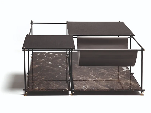 Modular coffee table with integrated magazine rack VIBIEFFE Spirit Book 9900 E factory VIBIEFFE from Italy. Foto №1