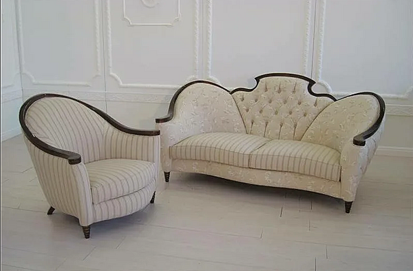 Couch MANTELLASSI "DECOGLAM" La Perla factory MANTELLASSI from Italy. Foto №6