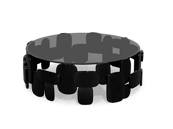 Round Wooden Coffee Table Goraka BRABBU factory BRABBU from Italy. Foto №1