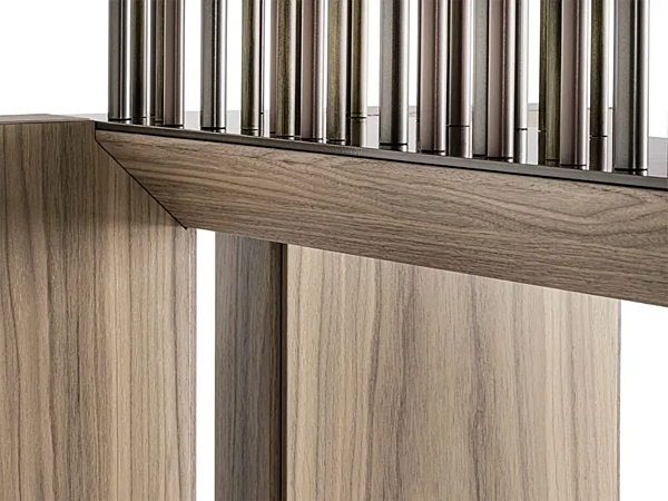 Walnut dining table GIORGETTI G-Code 71215, 71216 factory GIORGETTI from Italy. Foto №7