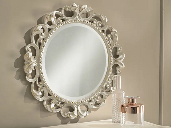 Round Framed Wall Mounted Mirror CASA +39 Rossini 806 factory CASA +39 from Italy. Foto №1