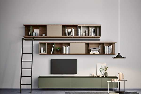 Bookcase NOVAMOBILI REVERSE factory NOVAMOBILI from Italy. Foto №4