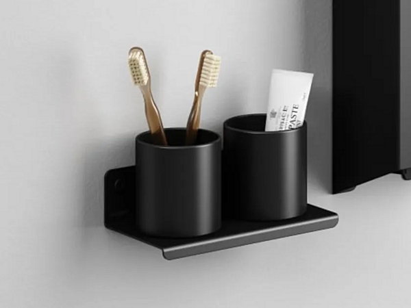 Wall Mounted Stainless Steel Toothbrush Holder AGAPE Mach 2 factory Agape from Italy. Foto №1
