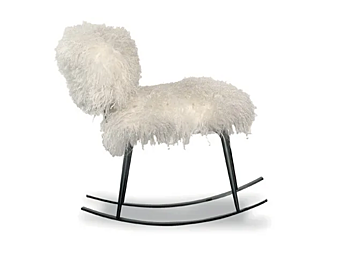 Rocking Easy Chair Nepal Baxter factory BAXTER from Italy