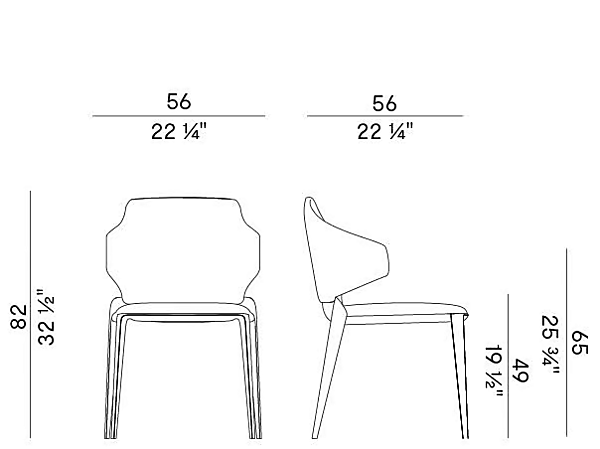 Upholstered fabric easy chair with armrests Potocco Hiru 947 P 947/P factory POTOCCO from Italy. Foto №5