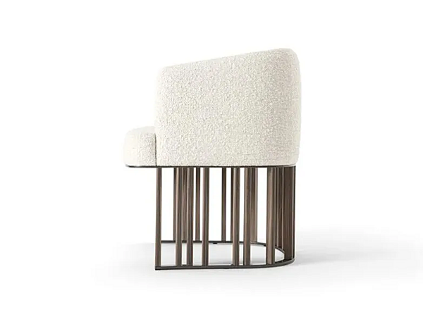 Fabric easy chair with removable cover GIORGETTI HERO factory GIORGETTI from Italy. Foto №5