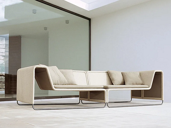 Sectional modular garden sofa island PAOLA LENTI outdoor fabric factory PAOLA LENTI from Italy. Foto №4