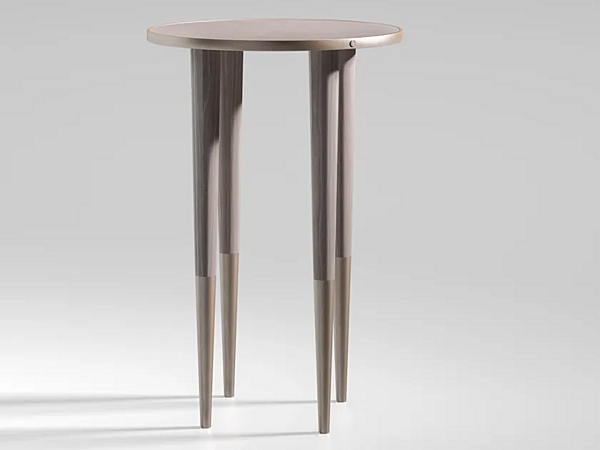 Round wooden high side table Cocoon CPRN HOMOOD C349, C350 factory CPRN HOMOOD from Italy. Foto №2