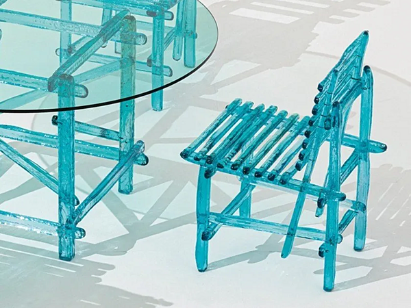 Polycarbonate outdoor chair A Mare Edra AMR010 factory EDRA from Italy. Foto №1